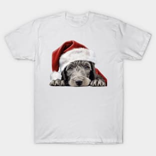 Christmas Peeking Puppy T-Shirt